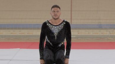 Joaquín, aspirante al oro en la final masculina de gimnasia rítmica en los Juegos Olímpicos de Sevilla 2023 