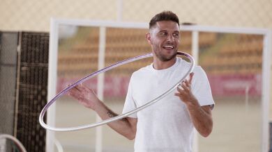 Los problemas de elasticidad y coordinación de Joaquín en la gimnasia rítmica: “Eres un santo” 