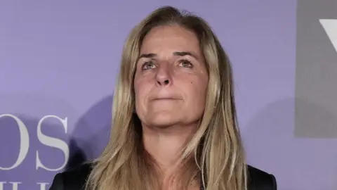 Arantxa Sánchez Vicario con lágrimas en los ojos Arantxa Sánchez Vicario con lágrimas en los ojos