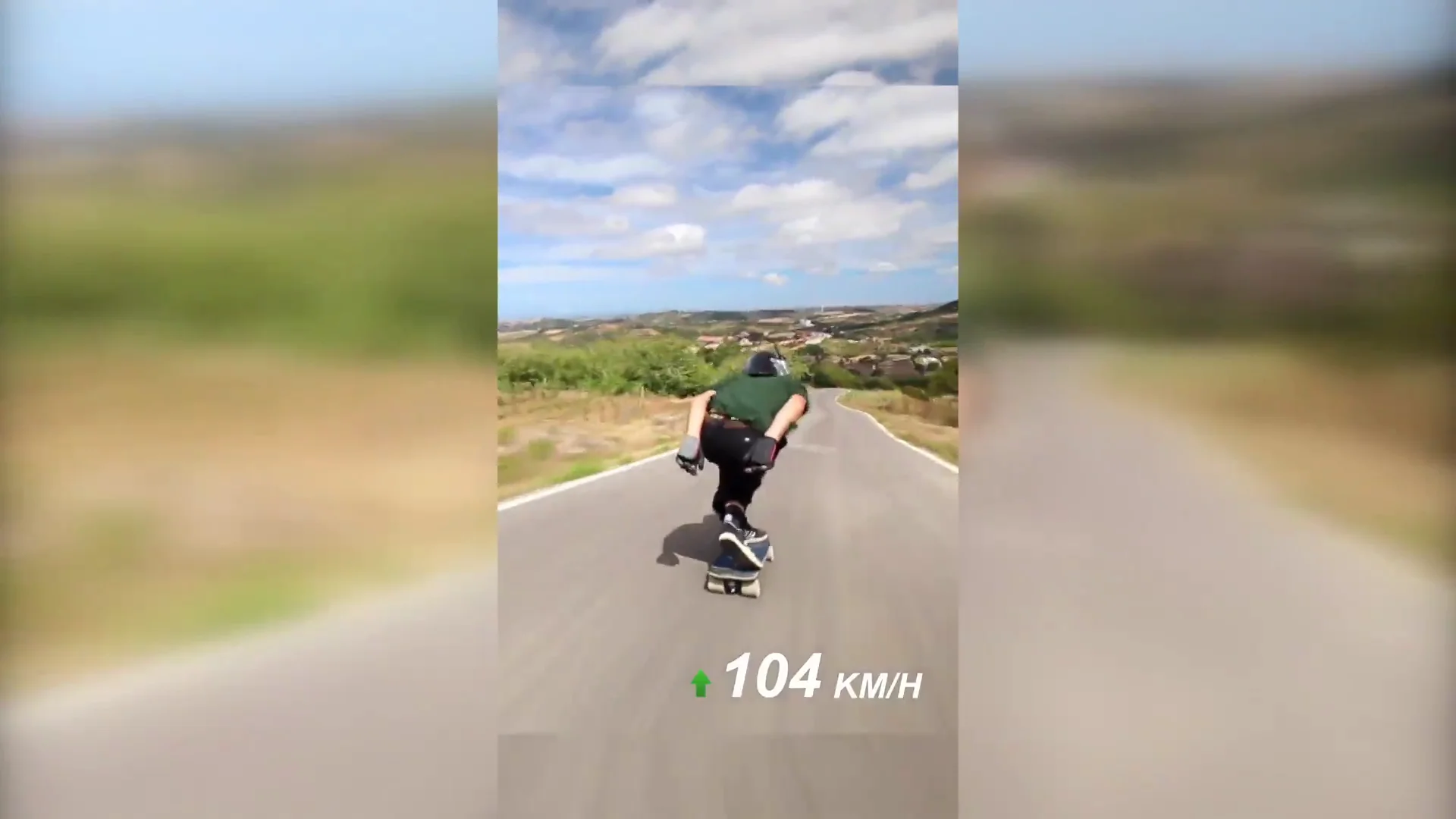 Diego Poncelet, en mitad de una bajada