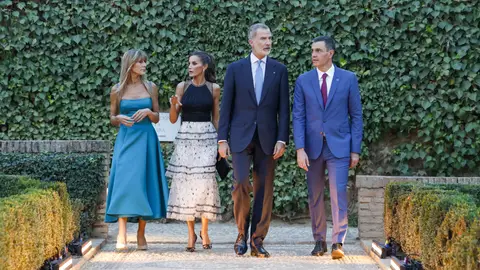 Los Reyes, Pedro Sánchez y Begoña Gómez en La Alhambra Los Reyes, Pedro Sánchez y Begoña Gómez en La Alhambra