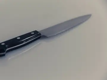 Imagen de archivo de un cuchillo Imagen de archivo de un cuchillo
