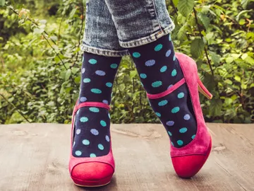 Zapatos de tacón con calcetín Zapatos de tacón con calcetín