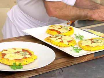 Tortilla de patatas tres quesos Tortilla de patatas tres quesos