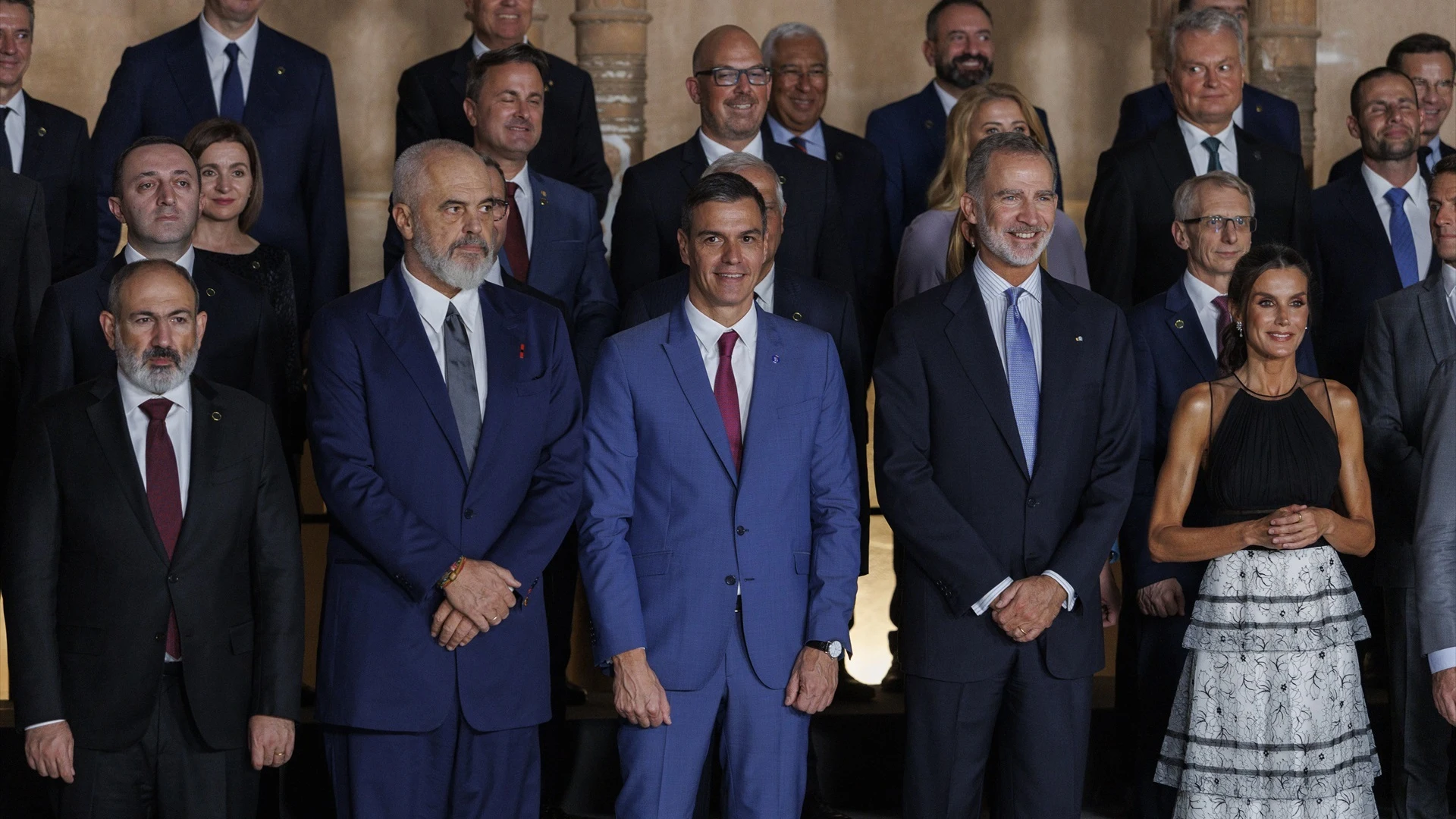 Los l&iacute;deres de la UE en Granada