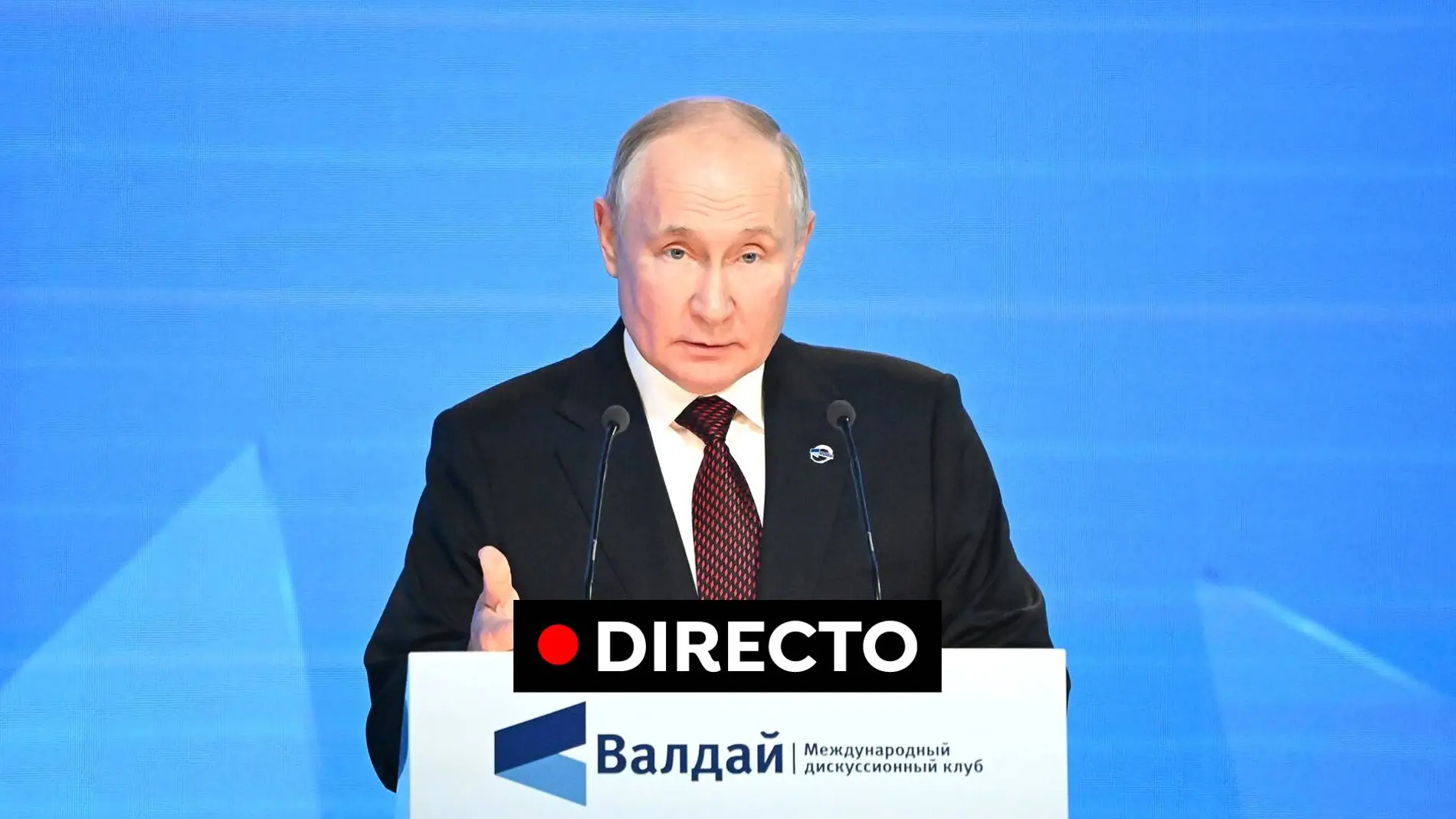 Declaraciones de Vladimir Putin en Sochi, Rusia Declaraciones de Vladimir Putin en Sochi, Rusia