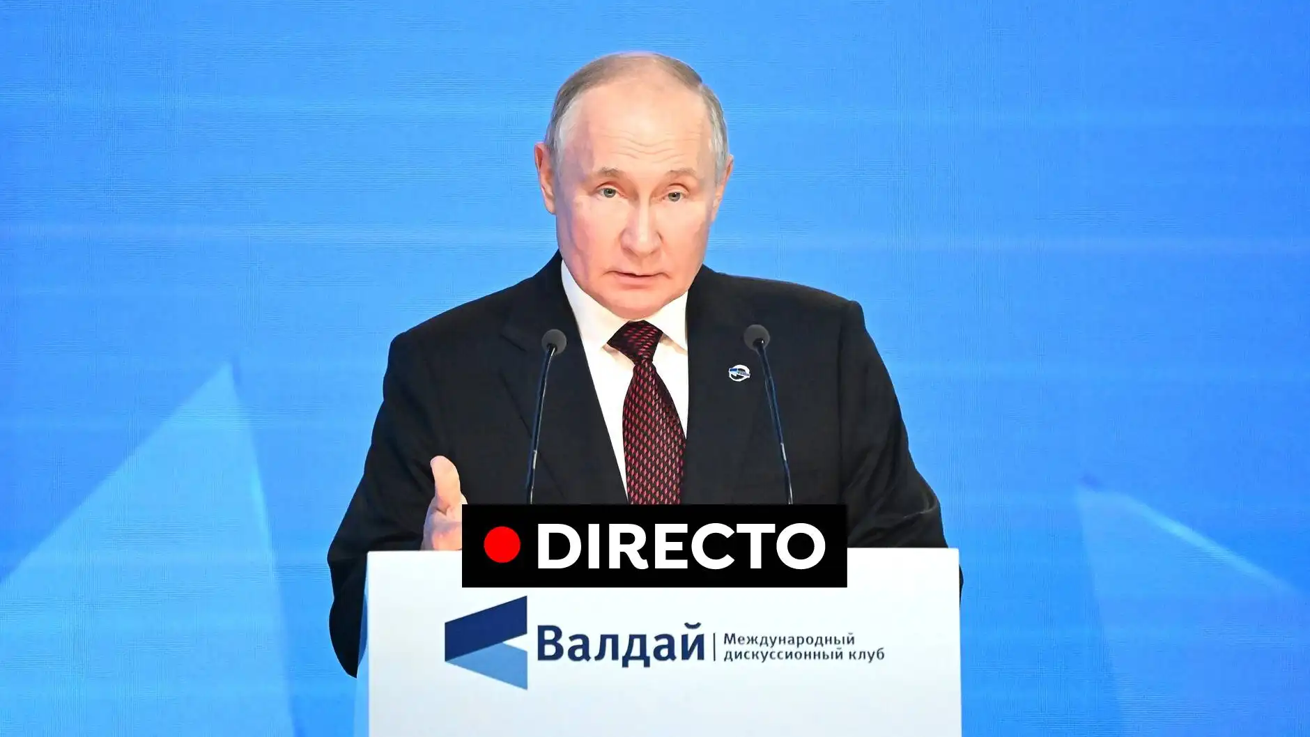 Declaraciones de Vladimir Putin en Sochi, Rusia Declaraciones de Vladimir Putin en Sochi, Rusia