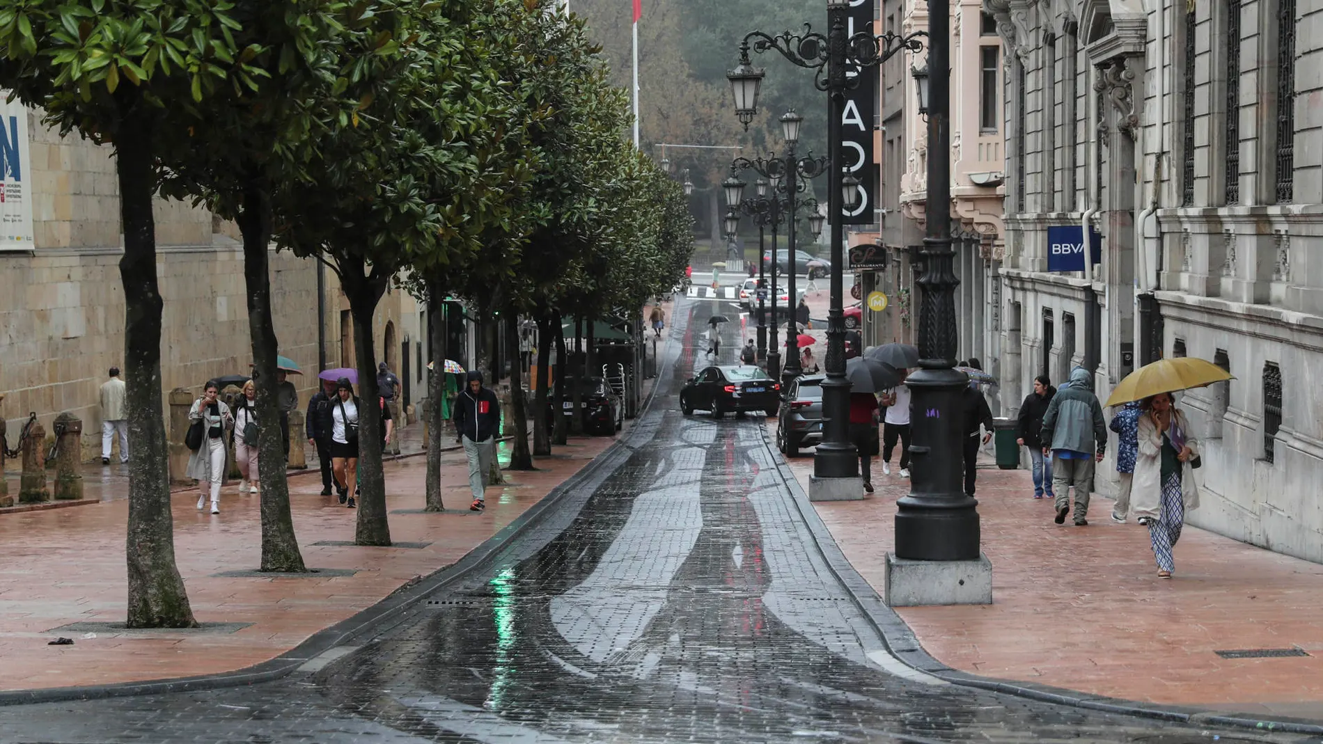 Asturias con lluvia