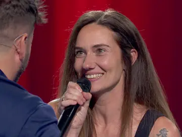 Pablo López y Carmen María en La Voz Pablo López y Carmen María en La Voz