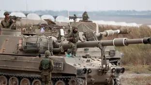 Militares de Israel se despliegan en Gaza Militares de Israel se despliegan en Gaza