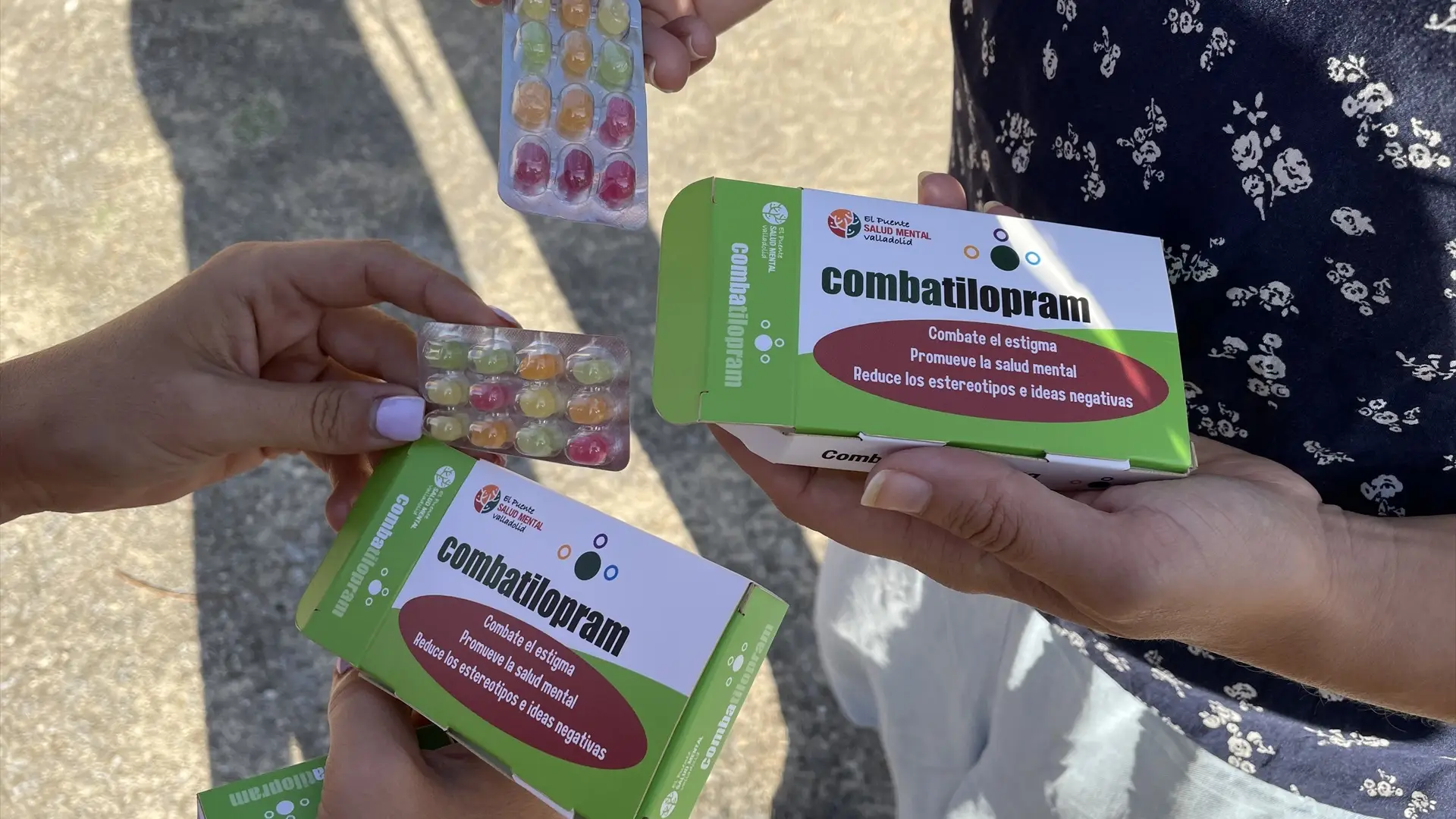 'Combatilopram', medicamento simb&oacute;lico para concienciar sobre salud mental