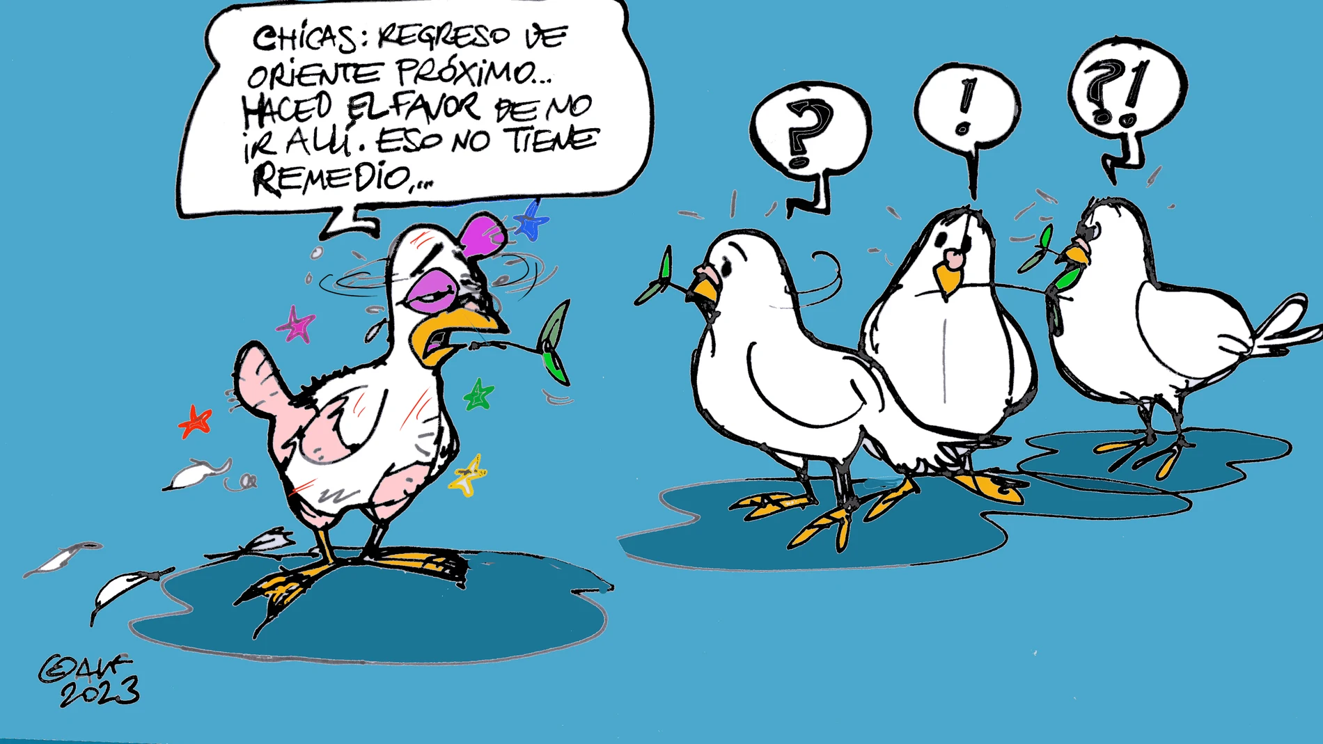 La guerra entre Israel y Hamás, en la viñeta gráfica de Alfredo Boto-Hervás La guerra entre Israel y Hamás, en la viñeta gráfica de Alfredo Boto-Hervás