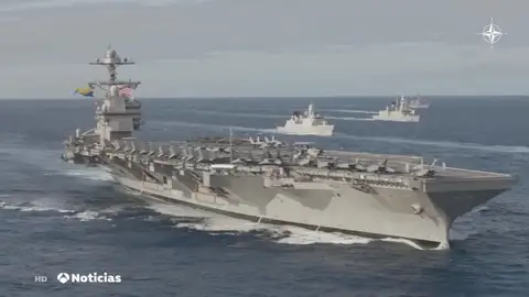 Así son los portaaviones y destructores que Estados Unidos ha enviado a Israel 