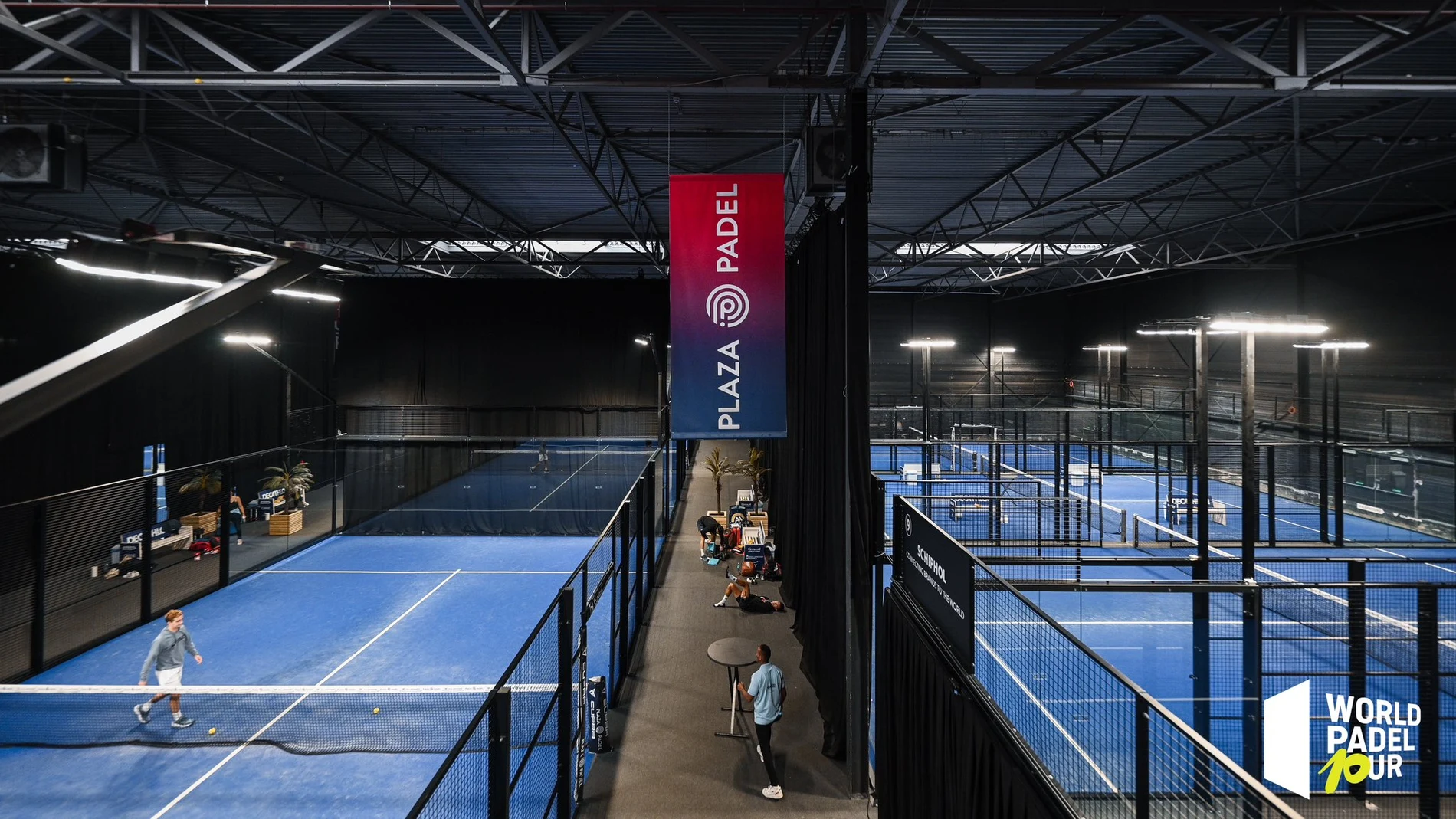 Imagen de las pistas de entrenamiento del torneo de Ámsterdam