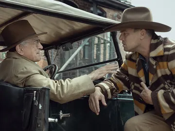 Robert De Niro y Leonardo DiCaprio en Los asesinos de la luna Robert De Niro y Leonardo DiCaprio en Los asesinos de la luna