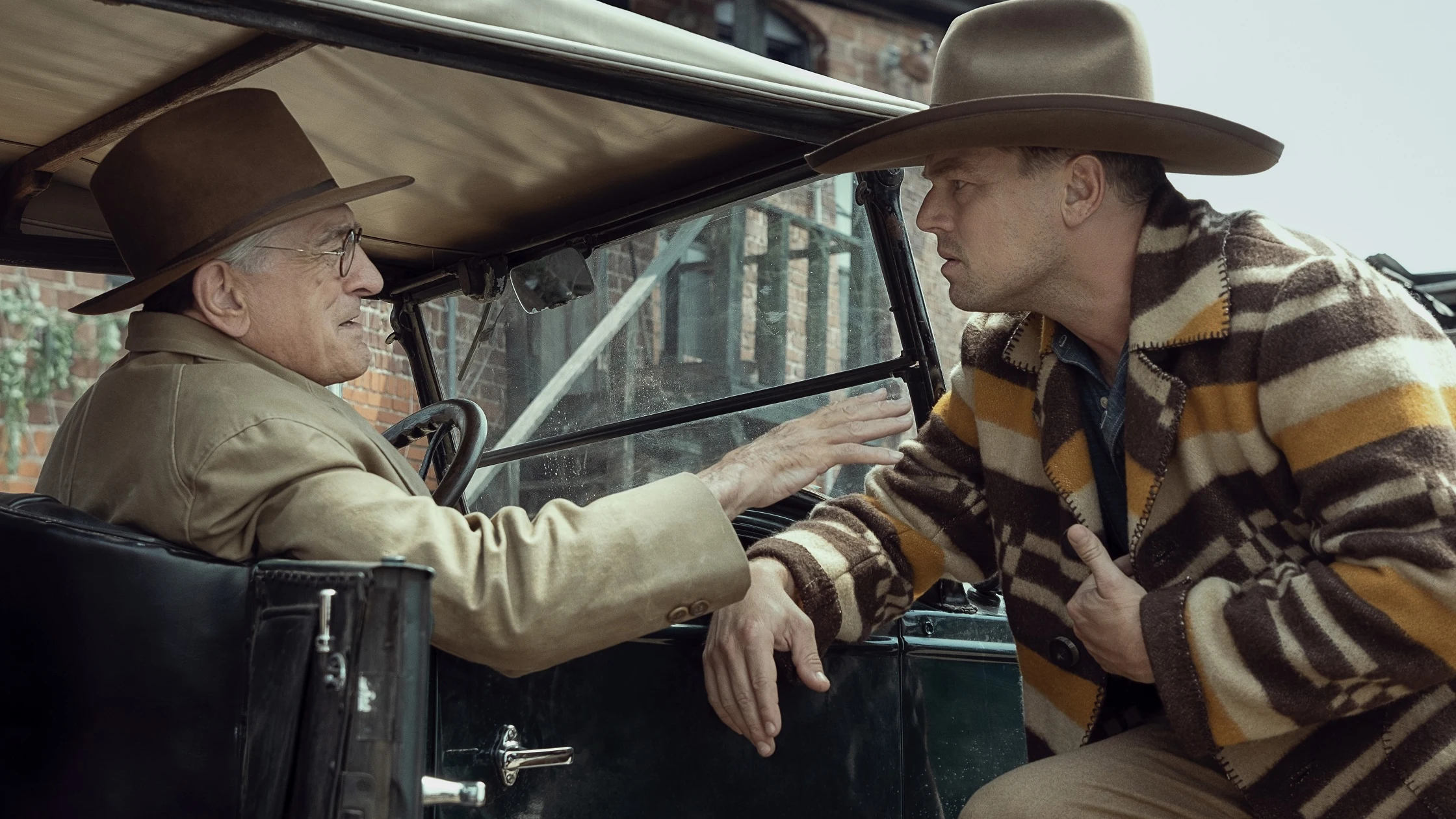 Robert De Niro y Leonardo DiCaprio en Los asesinos de la luna