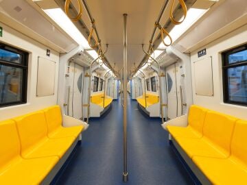 Imagen de archivo de un vagón de metro