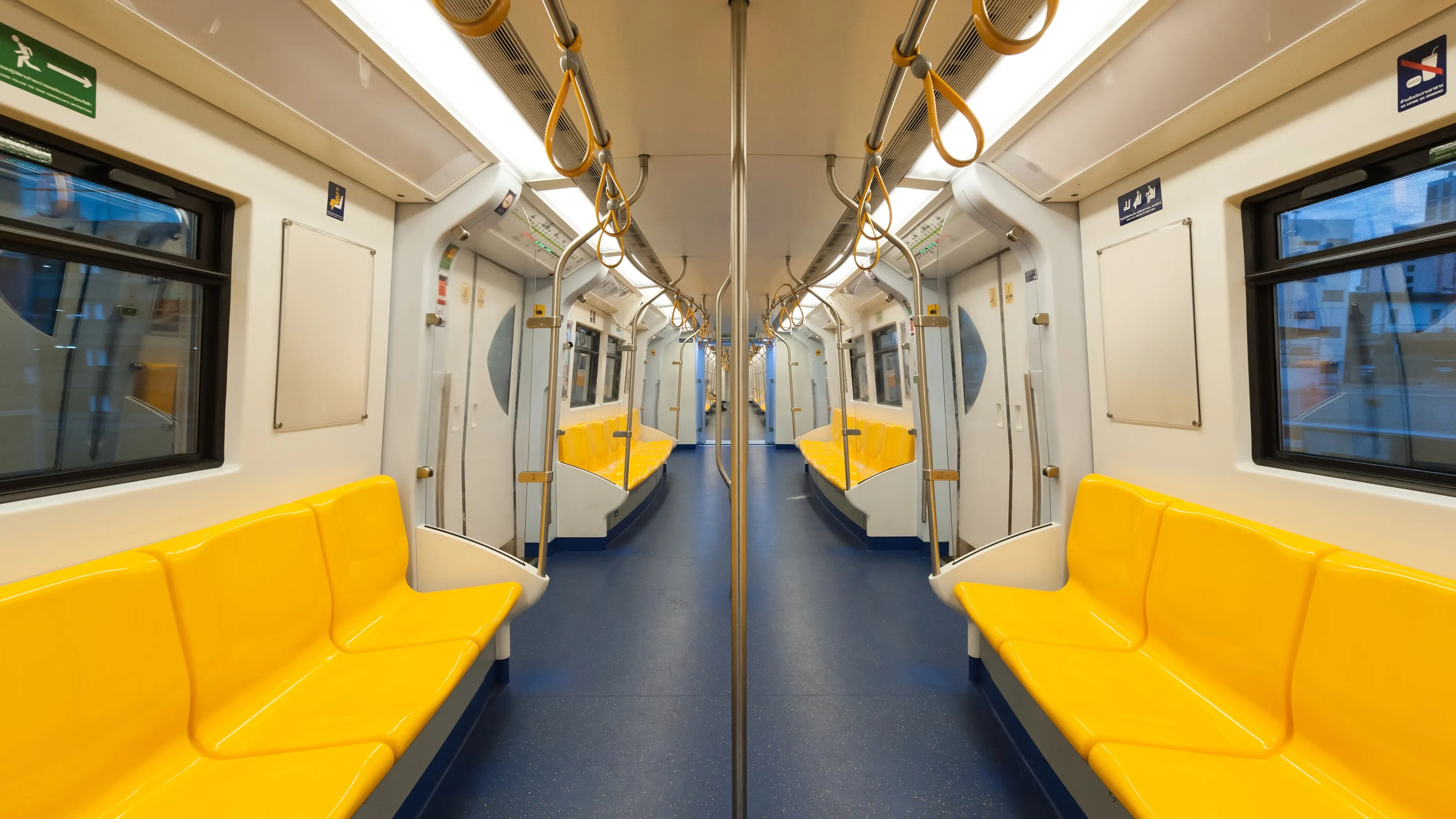 Imagen de archivo de un vag&oacute;n de metro