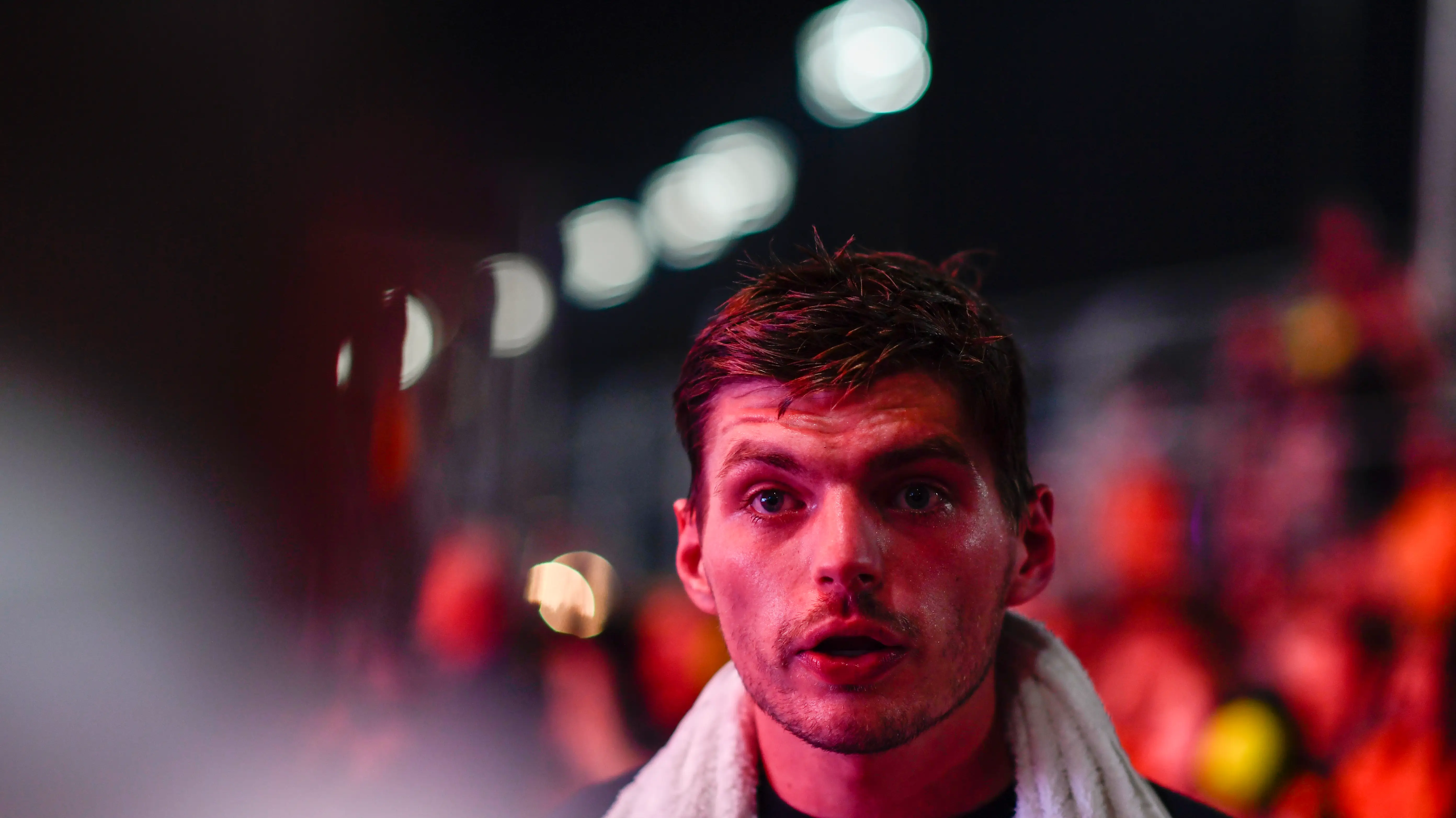 Verstappen, exhausto tras la carrera en Losail