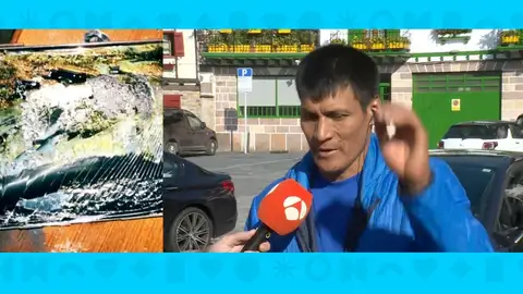 Cargador incendiado. Cargador incendiado.