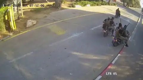 Terroristas de Hamás atacan kibutz Terroristas de Hamás atacan kibutz