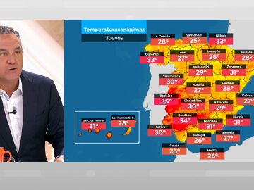 La previsión del tiempo de Roberto Brasero