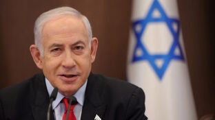 Benjamin Netanyahu, primer ministro israel&iacute;