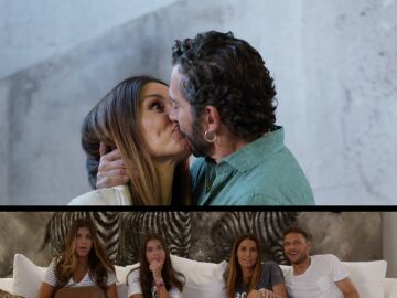 La reacción de Joaquín ante el beso de Paco León a Susana Saborido