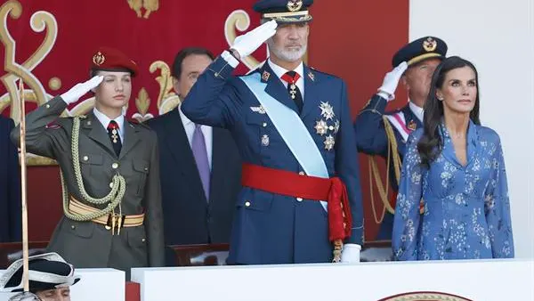 Los reyes y la princesa Leonor en el 12 de Octubre Los reyes y la princesa Leonor en el 12 de Octubre