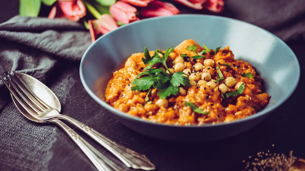 Curry de garbanzos Curry de garbanzos