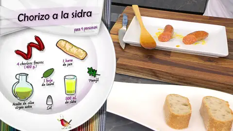 Ingredientes Chorizo a la sidra Ingredientes Chorizo a la sidra