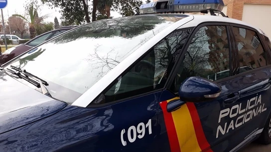 Imagen de archivo de un coche de la Policía Nacional Imagen de archivo de un coche de la Policía Nacional