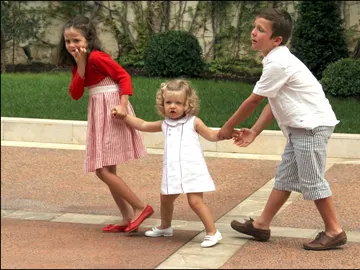Victoria Federica, Leonor y Froilán en 2007 Victoria Federica, Leonor y Froilán en 2007