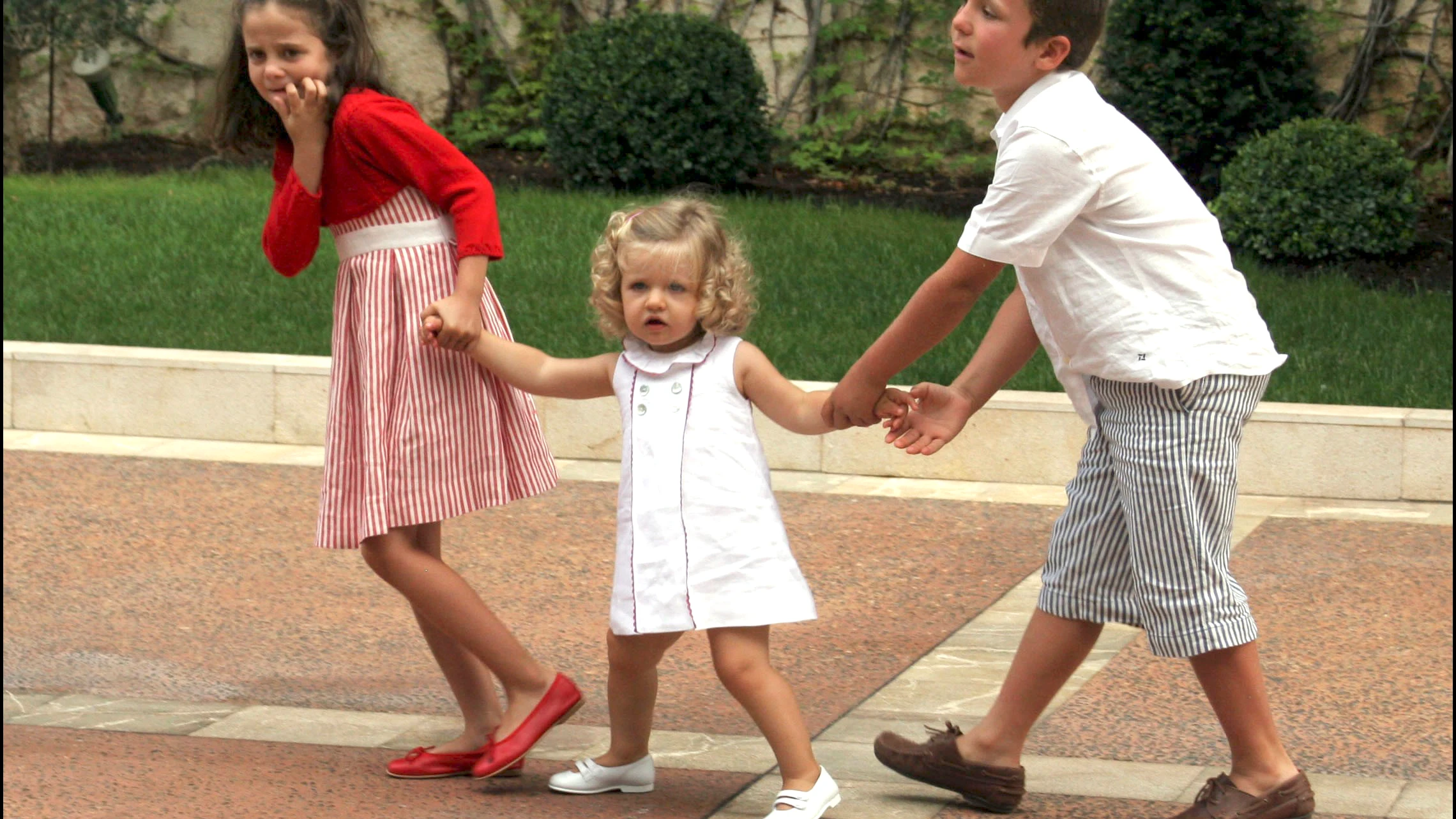 Victoria Federica, Leonor y Froil&aacute;n en 2007