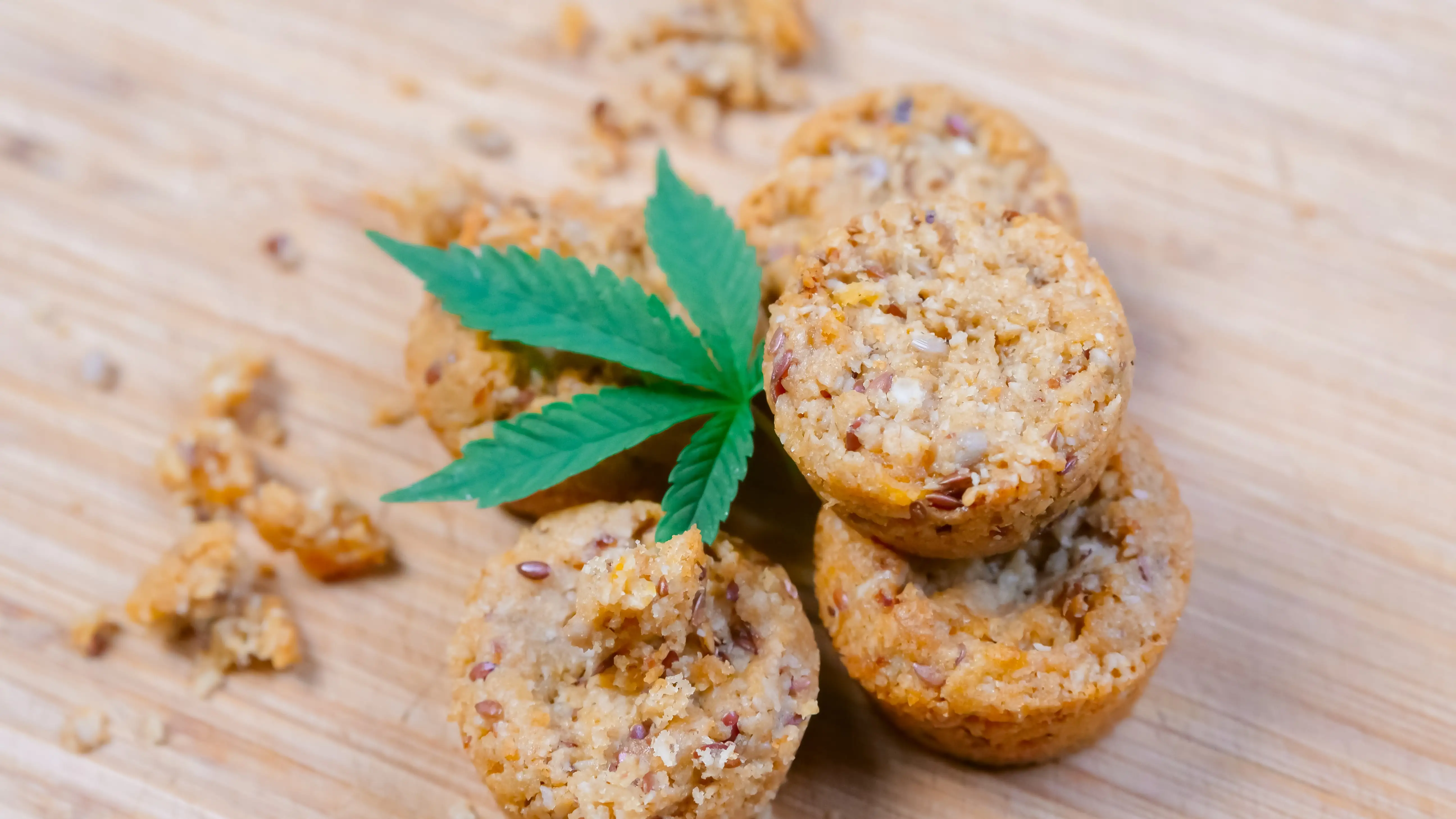 Imagen de archivo de un pastel de marihuana Imagen de archivo de un pastel de marihuana