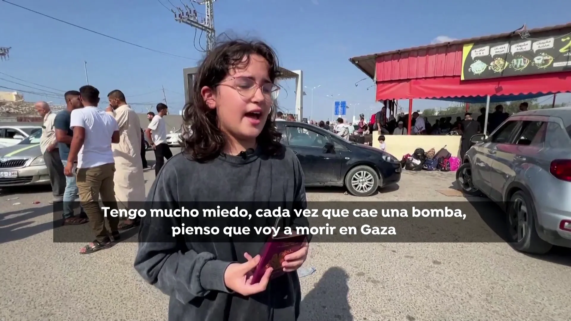 Mariam, una ni&ntilde;a brit&aacute;nica atrapada en la Franja de Gaza 
