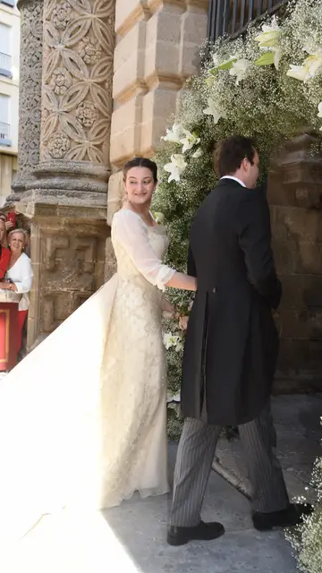 Victoria de Hohenlohe, duquesa de Medinaceli, el día de su boda Victoria de Hohenlohe, duquesa de Medinaceli, el día de su boda