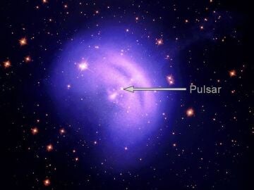 Imagen de archivo de la nebulosa de viento del púlsar de Vela