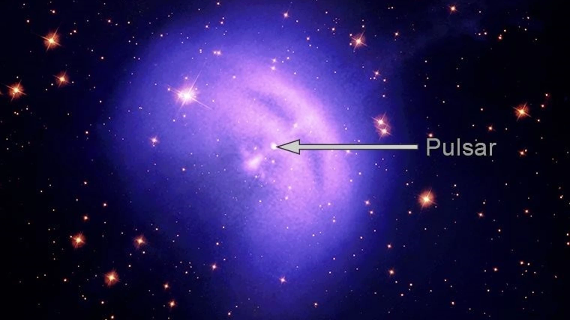 Imagen de archivo de la nebulosa de viento del púlsar de Vela
