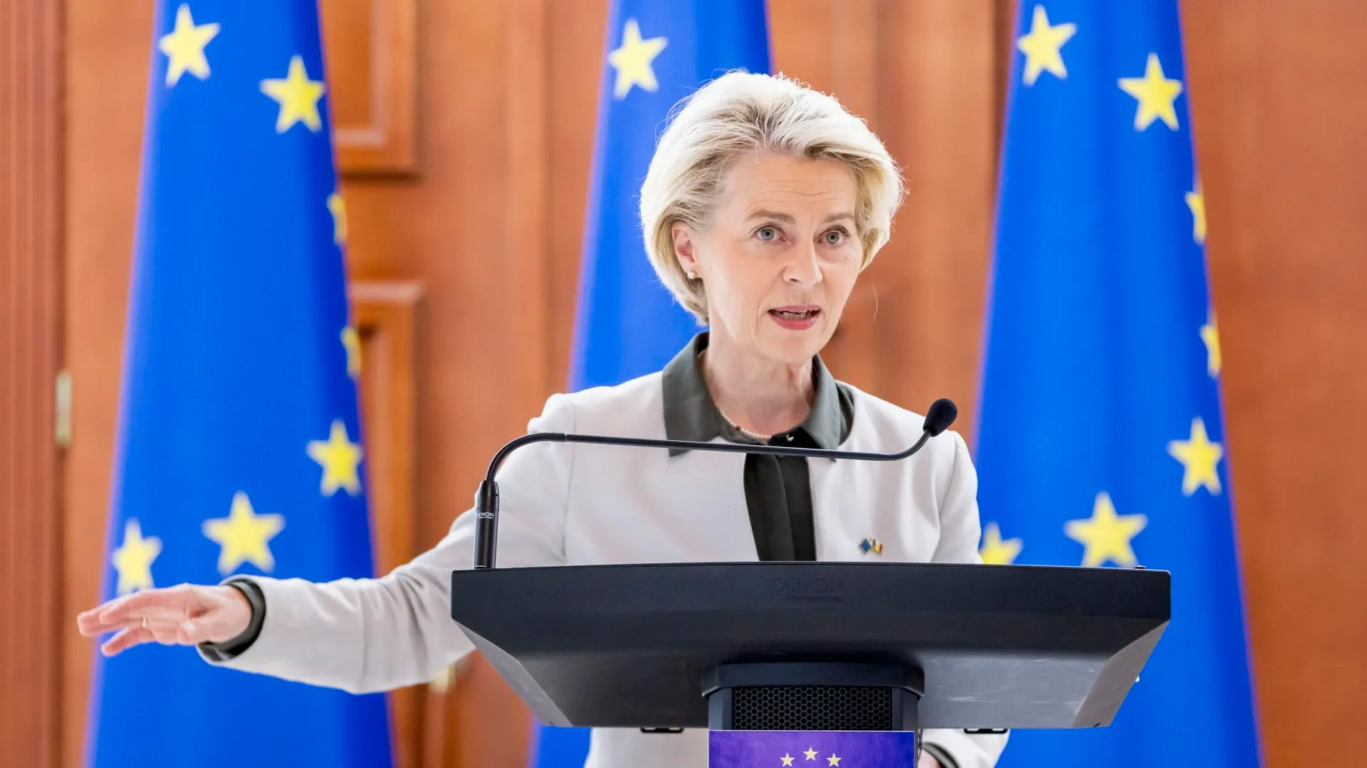 Ursula von der Leyen, presidenta de la Comisi&oacute;n Europea