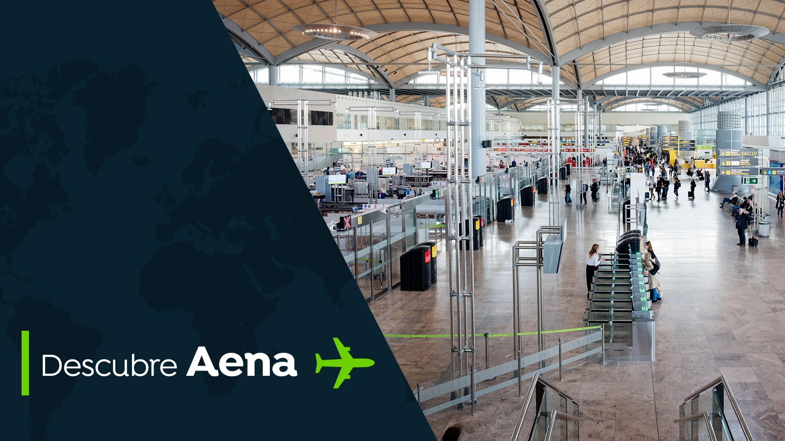 El futuro de los aeropuertos de Aena, m&aacute;s tecnol&oacute;gicos y eficientes