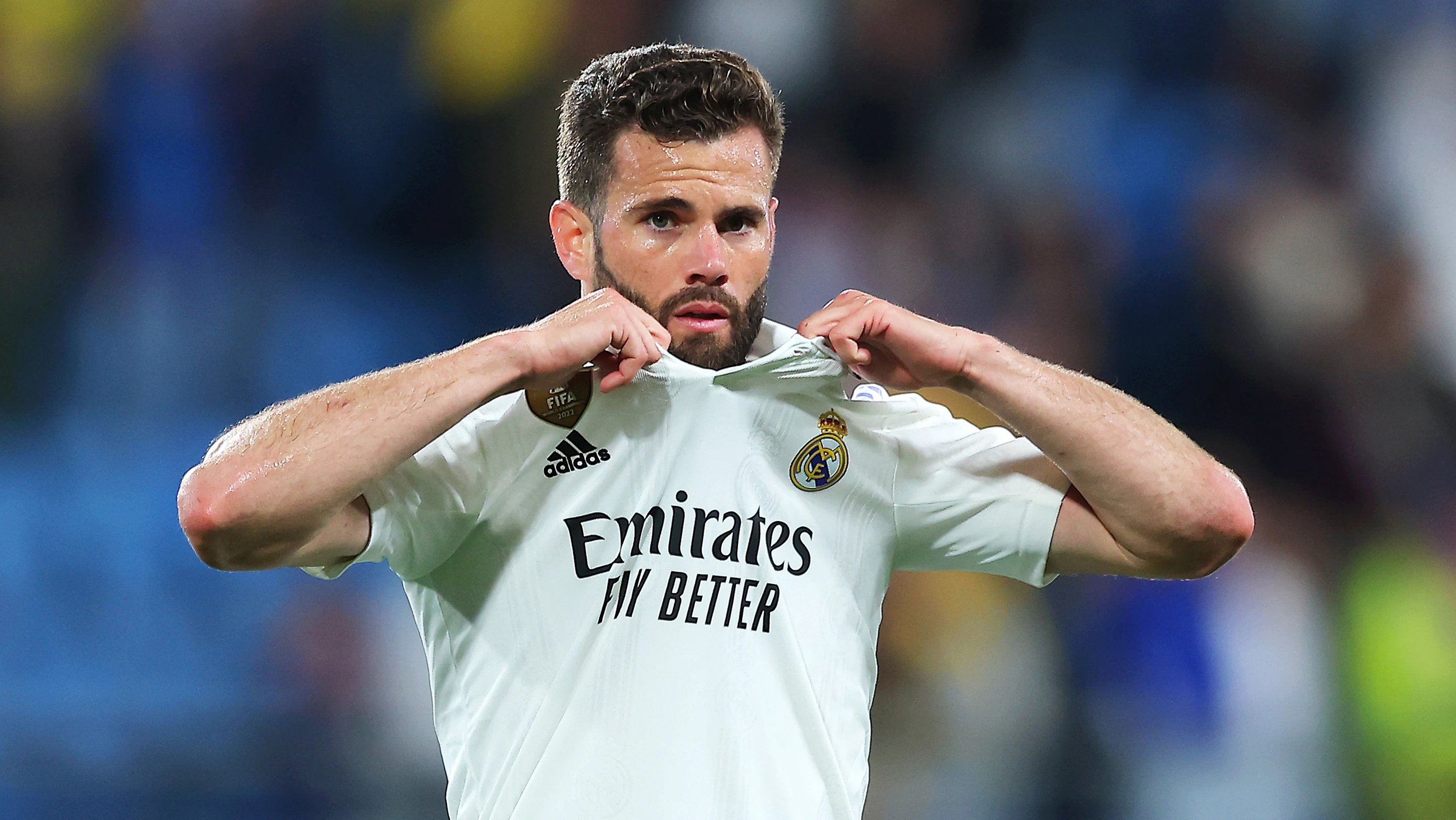 Nacho Fernández en un partido con el Real Madrid Nacho Fernández en un partido con el Real Madrid