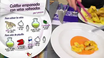 Ingredientes Coliflor empanada