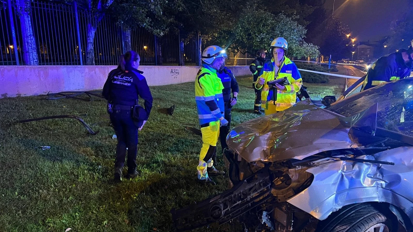Accidente en Leganés, Madrid