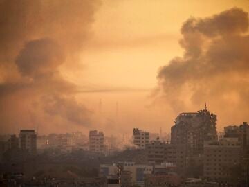 Gaza tras un ataque aéreo