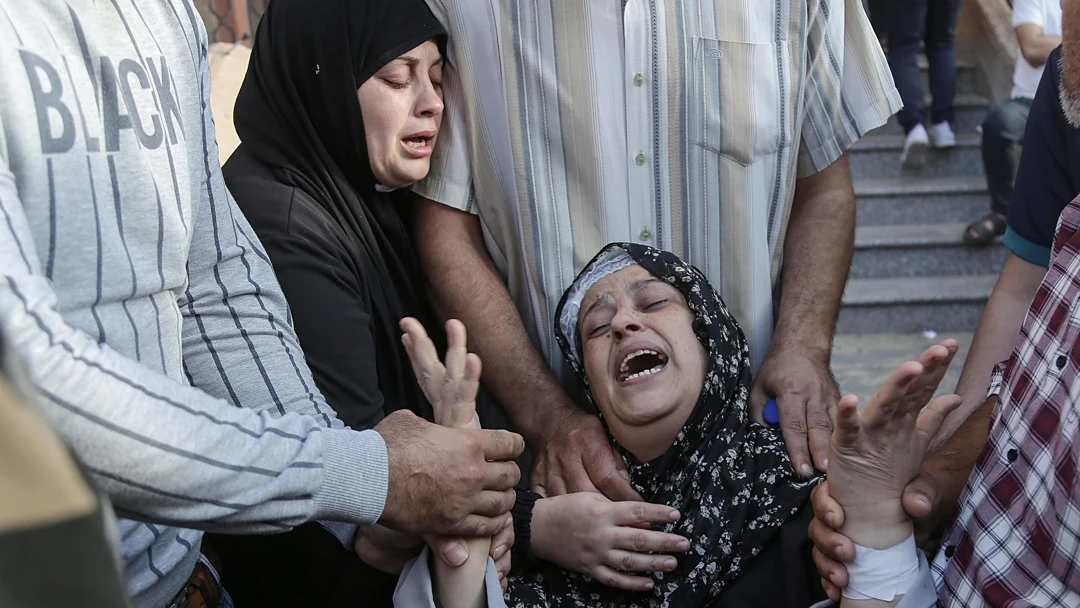 Palestinos en la Franja de Gaza