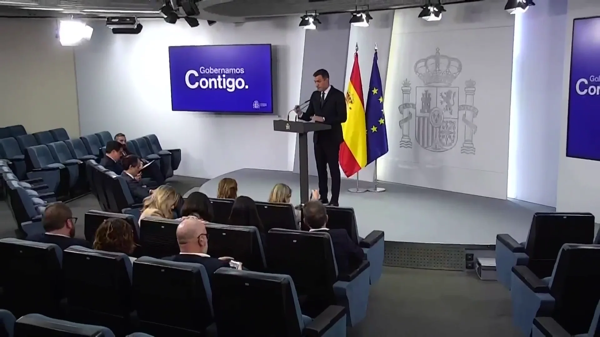 Declaración institucional de Pedro Sánchez, en vídeo Declaración institucional de Pedro Sánchez, en vídeo