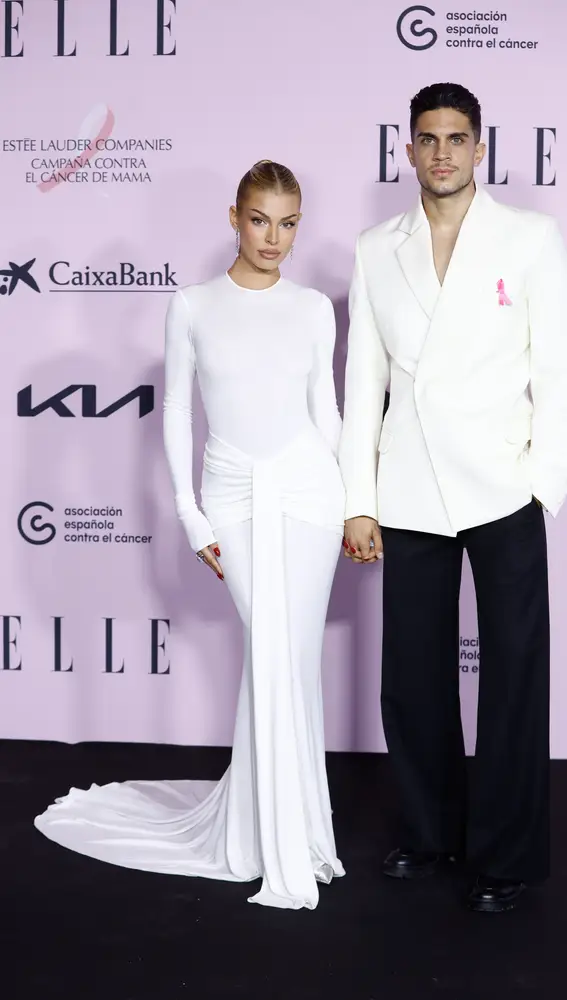 Jessica Goicoechea y Marc Bartra en la Elle Cancer Ball