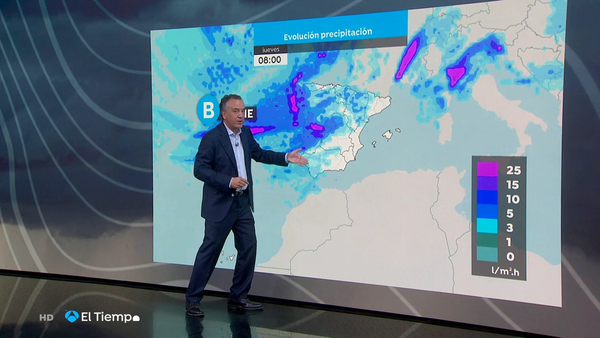 &iquest;Aline o Babet? Roberto Brasero da todos los detalles sobre las borrascas que coinciden este jueves en Espa&ntilde;a 