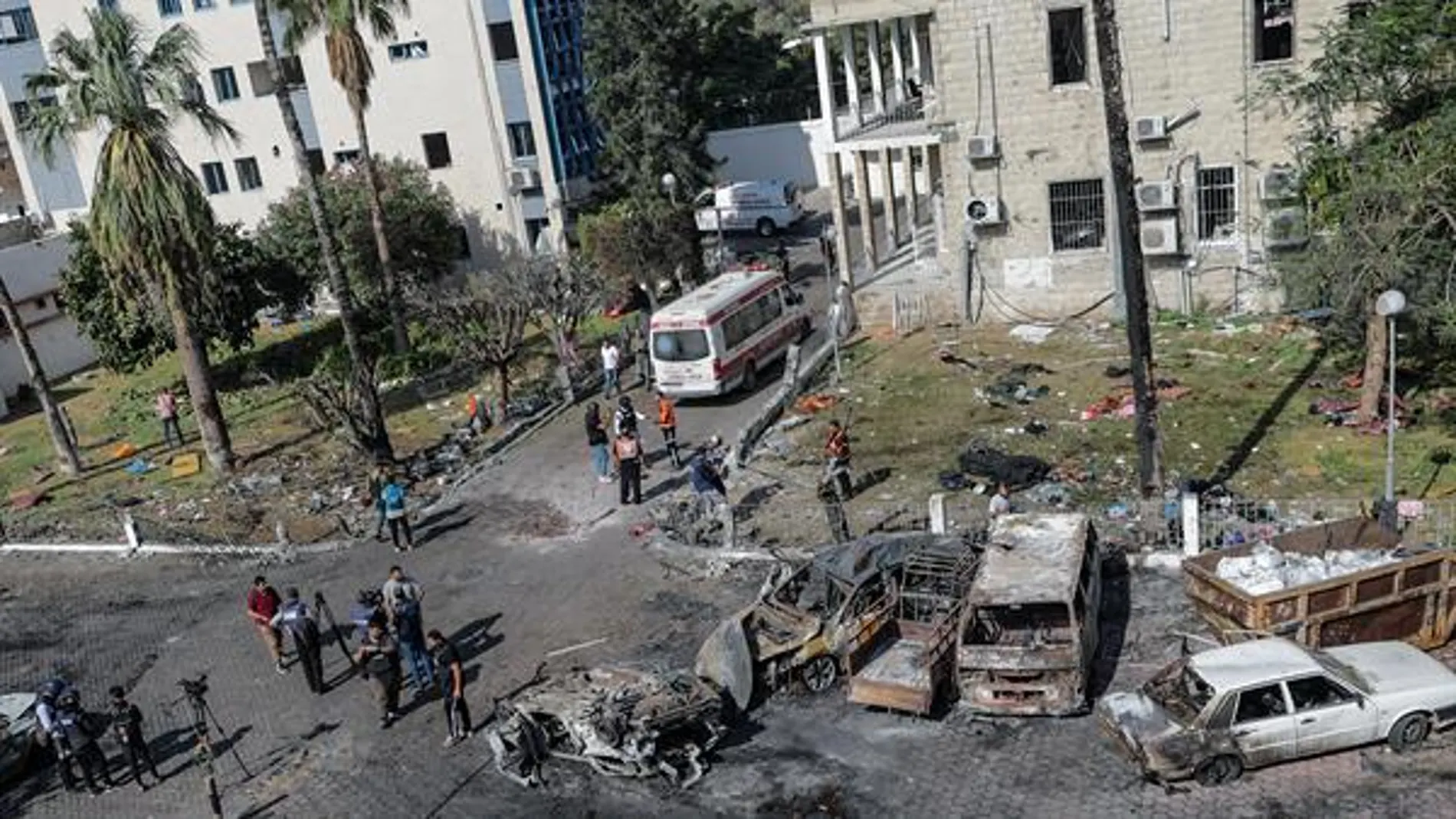 Ataque a hospital en Gaza deja cientos de muertos